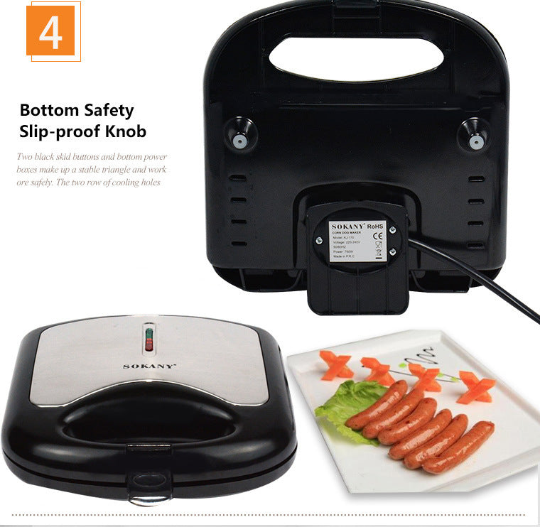 Electric Hot Dog & Sausage Frying Machine